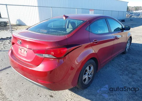 2014 Hyundai Elantra Se from USA, damaged, VIN 5NPDH4AE2EH543081